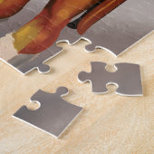 Hübsche Pinup Girls Skifahren Puzzle (Seite)