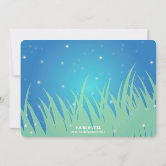 Hübsche Pinwheels 4. Juli Piknic Einladungen (Rückseite)