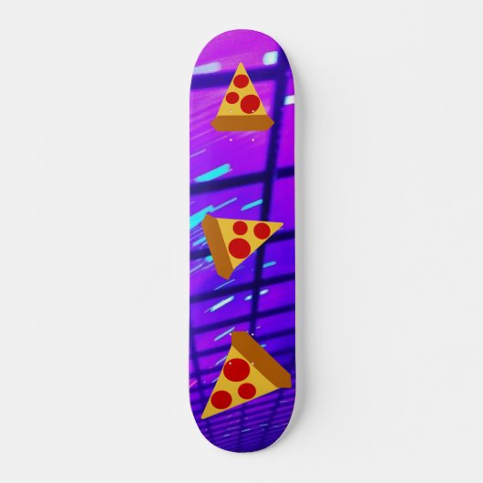 Hübsche Pizza Skateboard (Vorne)