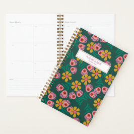 hübsche Planagenda für kundenspezifische Blumengrü Planer
