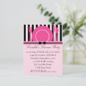 Hübsche Platzierung Einladung (Stehend Vorderseite)