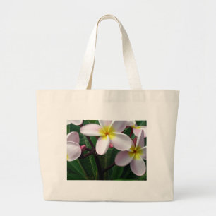 Hübsche Plumeria Blume Totbeutel Jumbo Stoffbeutel