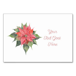 Hübsche Poinsettia Sitzverteilung Tischnummer