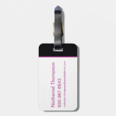 Hübsche Poisons Gepäckanhänger (Rückseite vertikal)