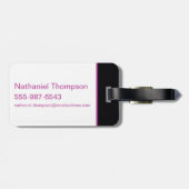 Hübsche Poisons Gepäckanhänger (Rückseite horizontal)