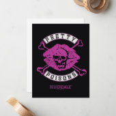 Hübsche Poisons Mitteilungskarte (Vorderseite/Rückseite Beispiel)