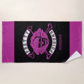 Hübsche Poisons Strandtuch (Vorderseite)