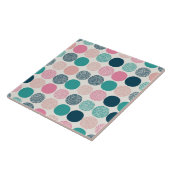 Hübsche Polka Dots Fliese (Seite)