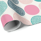 Hübsche Polka Dots Geschenkpapier (Rolleneckpunkt)