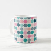 Hübsche Polka Dots Kaffeetasse (Vorderseite Links)