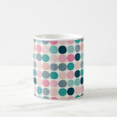 Hübsche Polka Dots Kaffeetasse (Mittel)