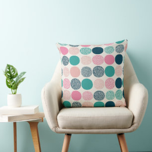 Hübsche Polka Dots Kissen