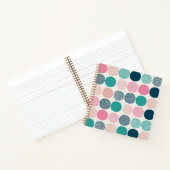 Hübsche Polka Dots Notizblock (Innenseite)