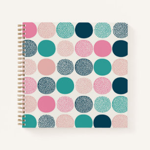 Hübsche Polka Dots Notizblock