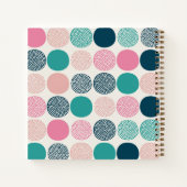 Hübsche Polka Dots Notizblock (Rückseite)