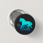 Hübsche Ponys Offiziell Button (Vorne & Hinten)