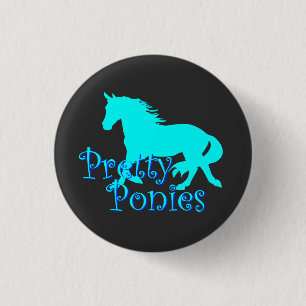 Hübsche Ponys Offiziell Button