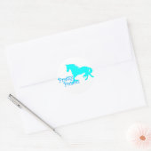Hübsche Ponys Offiziell Runder Aufkleber (Umschlag)