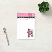 Hübsche Poodle-Post-Hinweise Post-it Klebezettel (Büro)