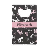 Hübsche Poodles Geldbeutel Flaschenöffner (Vorderseite)