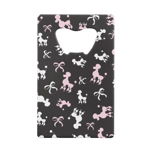 Hübsche Poodles Geldbeutel Flaschenöffner (Rückseite)