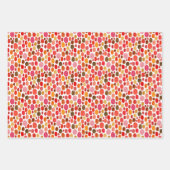 Hübsche Poppies Foliage Geschenkpapier Set (Vorderseite 2)