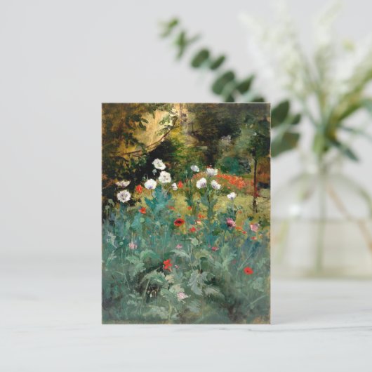 Hübsche Poppies Postkarte (Stehend Vorderseite)