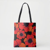 Hübsche Poppies Tote Bag Tasche (Vorderseite)