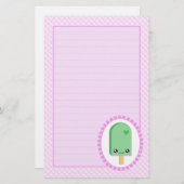 Hübsche Popsicles-Limones Frucht Kawaii Briefpapier (Vorne/Hinten)