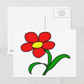 Hübsche Porsie Postkarte (Vorne/Hinten)