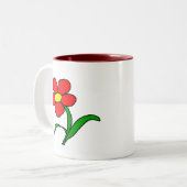 Hübsche Porsie Zweifarbige Tasse (Vorderseite Links)