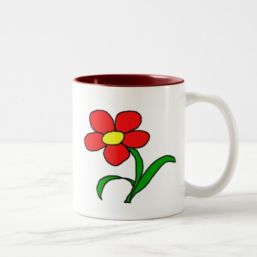 Hübsche Porsie Zweifarbige Tasse (Rechts)