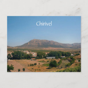 Hübsche Postkarte von Chirivel, Almeria, Spanien