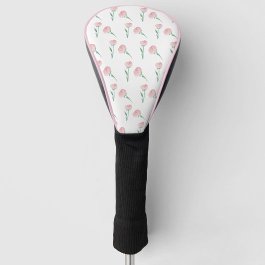 Hübsche Preppy Peongs Ladys Golf Headcover (Vorderseite)