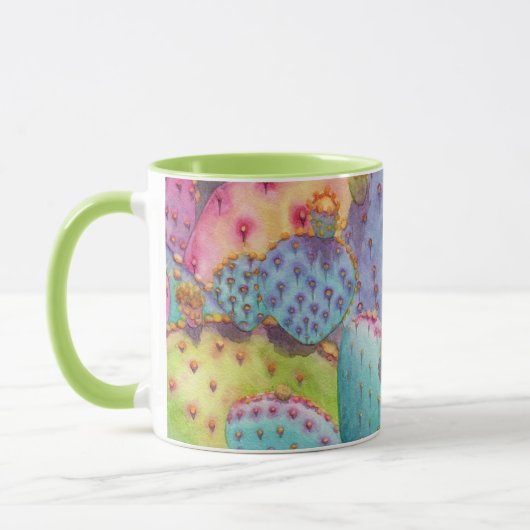 Hübsche Prickly-Peak-Kaffee-Tasse Südwest-Style-Cu Tasse (Links)