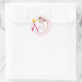 Hübsche Princess Girls Geburtstagsparty Sticker (Tasche)
