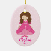 Hübsche Prinzessin Christmas Ornament (Vorne)