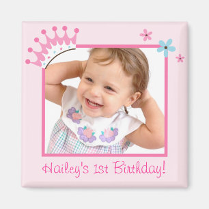 Hübsche Prinzessin Crown Tiara Gefallen Foto Magne Magnet