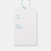 Hübsche Prinzessin Geschenkanhänger (Rückseite)