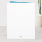 Hübsche Prinzessin Karte (Rückseite)