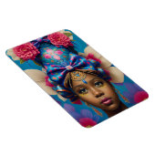 Hübsche Prinzessin mit Riesenbogenhut Magnet (Rechte Seite)