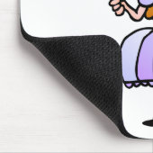 Hübsche Prinzessin Mousepad (Ecke)
