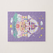 Hübsche Prinzessin Personalisiert Jigsaw Puzzle (Horizontal)