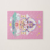 Hübsche Prinzessin Personalisiert Jigsaw Puzzle (Horizontal)