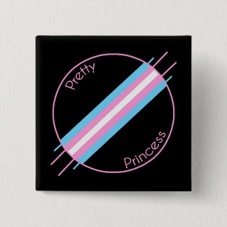 Hübsche Prinzessin Pin Button