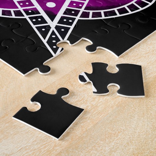 Hübsche Prismenfantasy Art meditative Puzzle (Seite)