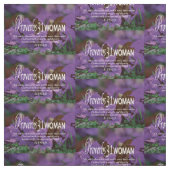 Hübsche PROVERBS 31 Lila Stoff (Muster)