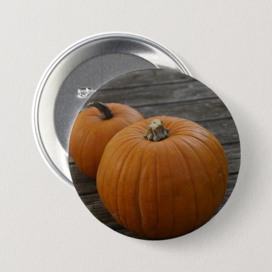 Hübsche Pumpkins Button (Vorne & Hinten)
