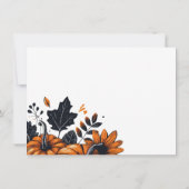 Hübsche Pumpkins Hochzeit Save The Date (Rückseite)