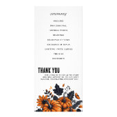 Hübsche Pumpkins-Zeremonie Werbekarte (Hinten)